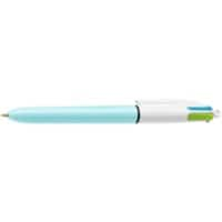 BIC Fun 4-kleurenpen Blauw, paars, roze, turquoise Medium 0.4 mm