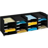 Paperflow Klasseersysteem 4 x 5 vakken Zwart A4 89,7 x 32,7 x 31,3 cm