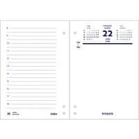 Calendrier de bureau Brepols Calendrier de bureau 2024 1 Jour sur 2 pages Blanc Français, Néerlandais