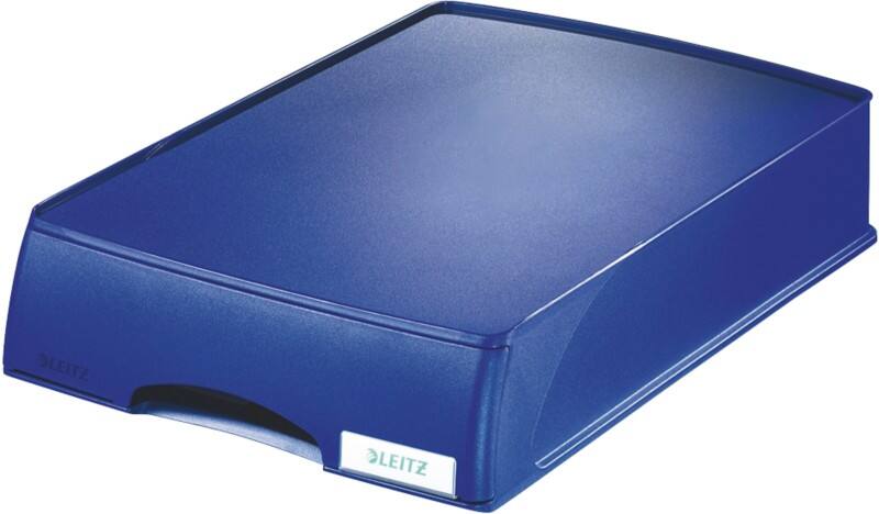 Leitz Plus Brievenbakje met lade 5210 A4 Blauw 25,5 x 37,6 x 7 cm