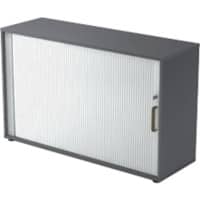 Armoire de classement Hammerbacher 2FH Graphite 1200 x 400 x 748 mm