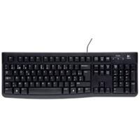 Logitech Toetsenbord Bedraad AZERTY Zwart K120