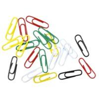 Office Depot Papierclips Rond 28 mm Metaal, plastic Assorti 1000 Stuks