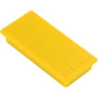 Aimant Franken Jaune 5 x 2,3 cm 10 Unités