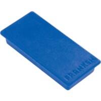 Franken Rechthoekige magneten HM235003 Blauw 5 x 2,3 cm 10 stuks