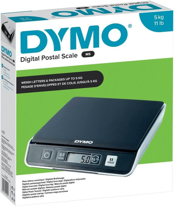DYMO Postweegschaal M5 Zwart 5 kg