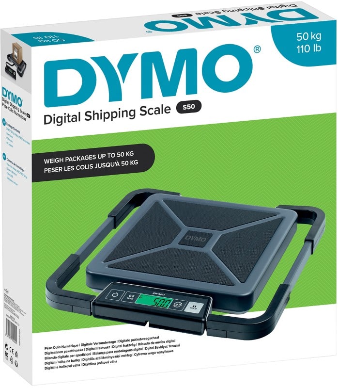 DYMO Postweegschaal S50 Zwart 50 kg