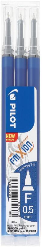 Pilot FriXion Point Penvulling 0,25 mm Fijn Rollerball Blauw 3 Stuks
