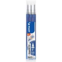 Recharge pour stylo-bille Pilot FriXion Point 0,25 mm Fin Rollerball Bleu 3 Unités