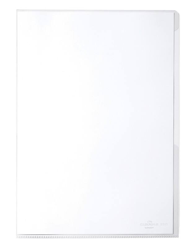 DURABLE Premium L-map A4 Transparant PP (Polypropeen) 150 micron 100 Stuks