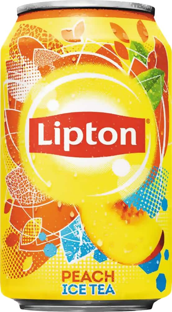 Thé glacé Lipton Pêche Canette 24 Unités de 330 ml