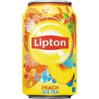 Thé glacé Lipton Pêche Canette 24 Unités de 330 ml
