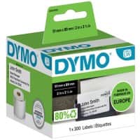 Rouleau d'étiquettes DYMO LW S0929100 51 mm Noir sur Blanc 300 Unités