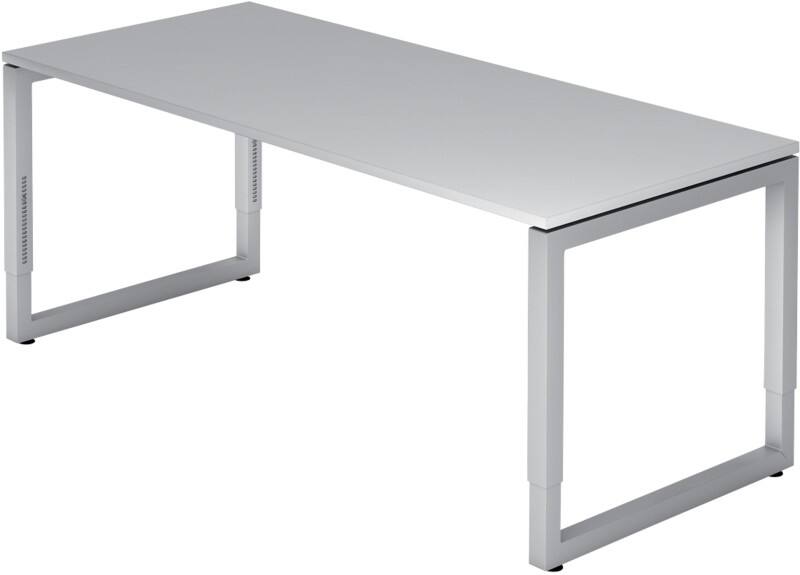 Bureau Hammerbacher R-Series VRS Gris Joue 1800 (L) x 800 (P) x 850 (H) mm Acier, Aggloméré