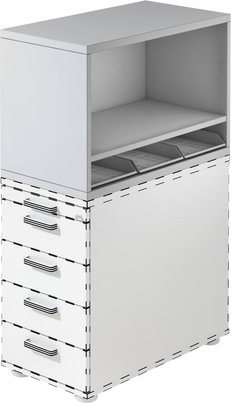 Complément de mobilier Hammerbacher Gris