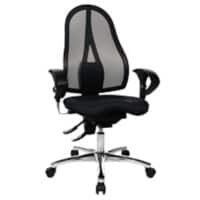 TOPSTAR Ergonomische stoel Sitness® 15 Mesh, Stof Zwart
