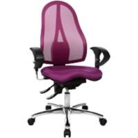 Siège de bureau TOPSTAR Sitness® Filet, Tissu Violet