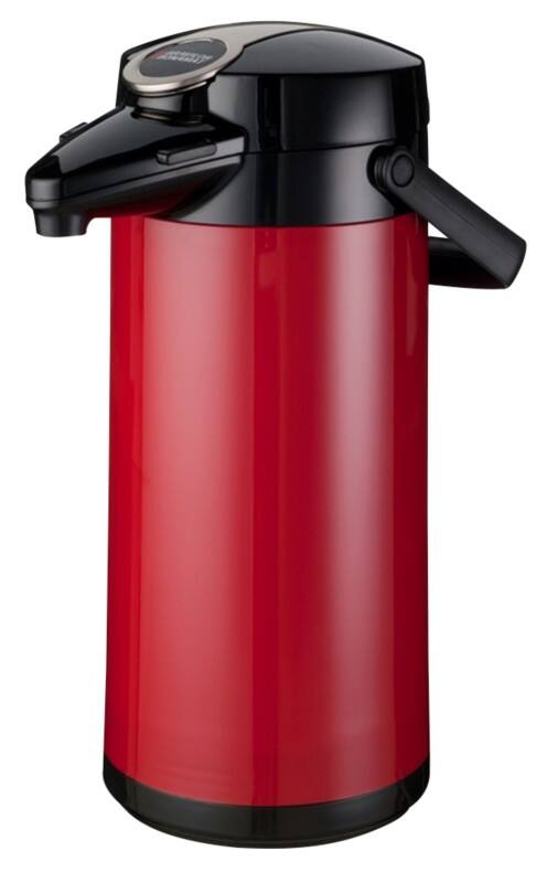 Pichet à pompe Bravilor Bonamat Furento Plastique, verre 2,2 L Rouge