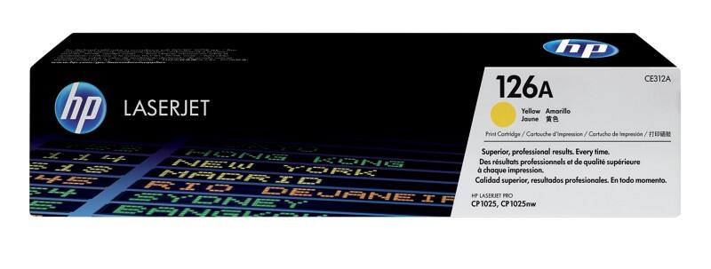 Toner HP 126A D'origine CE312A Jaune