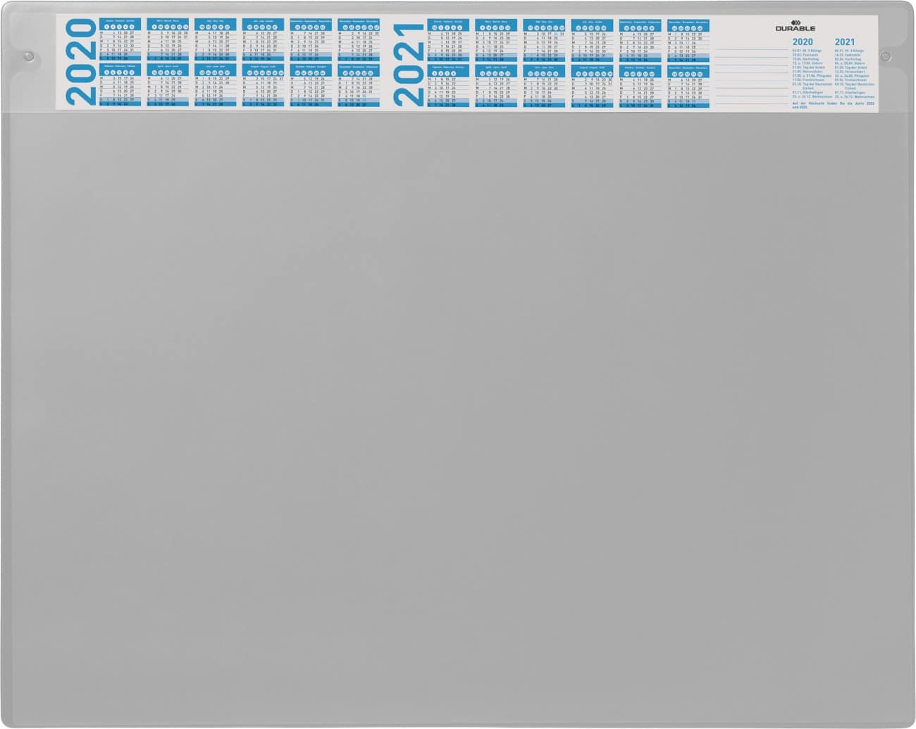 DURABLE Design Premium Bureau onderlegger Grijs PVC 65 x 52 cm