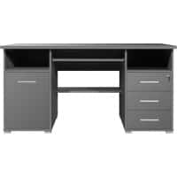 Bureau GERMANIA 0484 Anthracite 145 x 70 x 75 cm