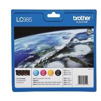 Brother LC985VALBP Origineel Inktcartridge Zwart, cyaan, magenta, geel Multipack 4 Stuks