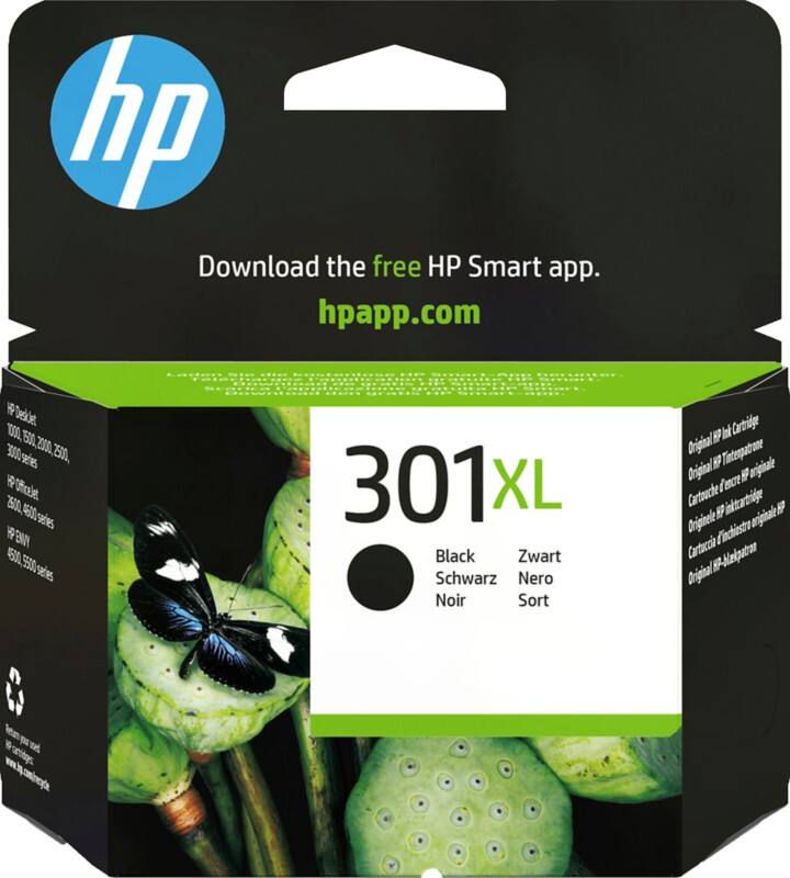HP 301XL originele inktcartridge CH563EE zwart
