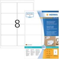 Étiquettes repositionnables HERMA 4212 Blanc Rectangulaires 800 Étiquettes par paquet 10312