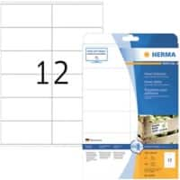 HERMA Etiketten 10908 Klevend A4 Wit 105 x 48 mm  25 Vellen à 12 Etiketten