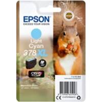 Epson 378XL Origineel Tonercartridge C13T37954010 lichtcyaan