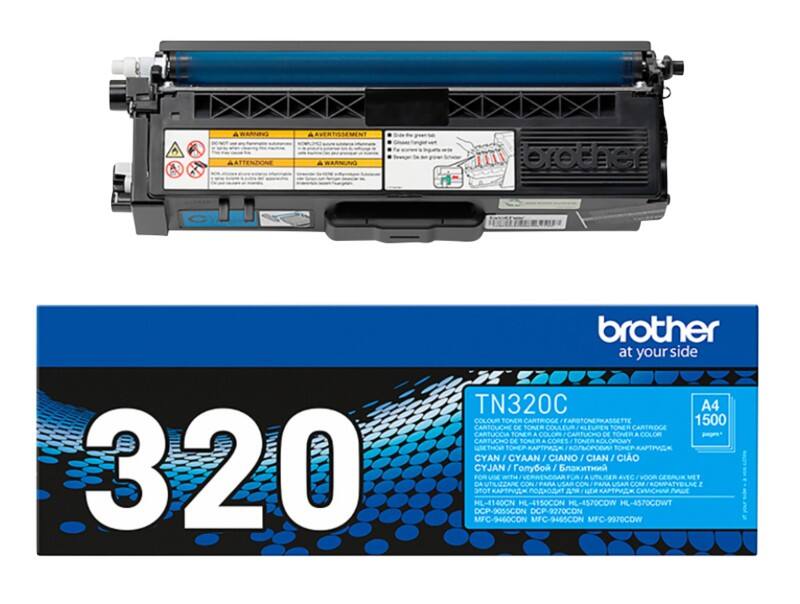 Brother TN-320C Origineel Tonercartridge Cyaan
