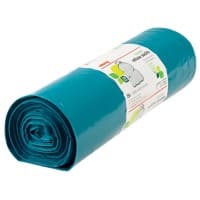 Viking Vuilniszakken 120 L Bevestiging tape Blauw LDPE (Lagedichtheidpolyetheen) 47 micron 25 Stuks