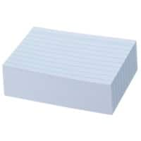 Cartes de fichiers herlitz Blanc 7,5 x 5,2 cm 100 Unités