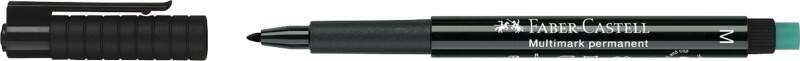 Marqueur OHP/DVD Faber-Castell Multimark Moyenne Ogive, Fine 1 mm Noir