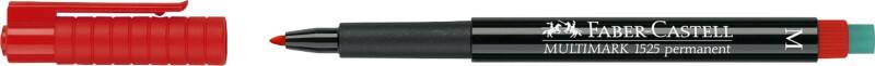 Faber-Castell Multimark Overheadmarker Medium Ronde punt Viltstift 1 mm Rood