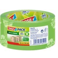 tesa Verpakkingstape tesapack Eco & Strong Groen 50 mm (B) x 66 m (L) PP (Polypropeen) Recycled 100%