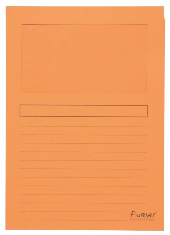 Exacompta Forever Showtas A4 Oranje Papier 100% gerecycled 120 g/m² 100 Stuks