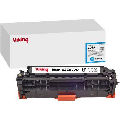 Viking 304A compatibele HP tonercartridge CC531A cyaan
