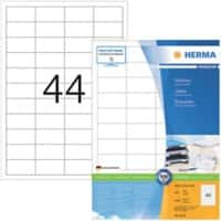 HERMA Etiketten 4272 Klevend A4 Wit 48,3 x 25,4 mm  100 Vellen à 44 Etiketten