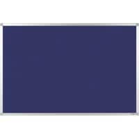Viking Vilt Prikbord Niet magnetisch Wandmontage 120 (B) x 0,81 (D) x 90 (H) cm Aluminium Blauw