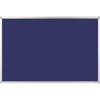 Viking Prikbord Niet magnetisch Wandmontage Vilt 60 (B) x 0,81 (D) x 45 (H) cm Aluminium Blauw