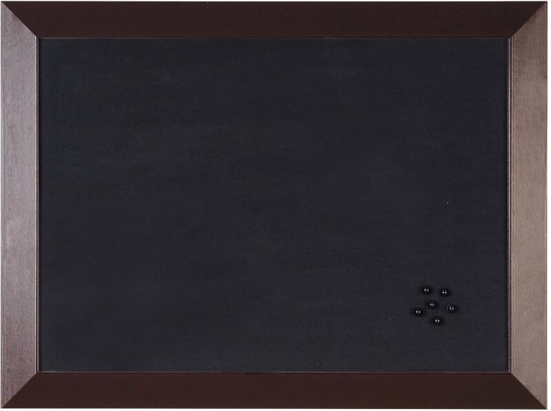 Bi-Office Kamashi Prikbord Niet magnetisch Wandmontage 60 (B)x45 (H) cm Zwart, Bruin