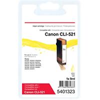 Viking CLI-521Y compatibele Canon inktcartridge geel