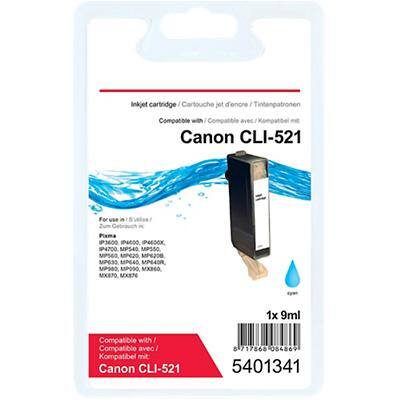 Viking CLI-521C compatibele Canon inktcartridge cyaan