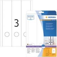 Étiquettes pour dos de classeur SuperPrint HERMA A4 61 mm Blanc 25 Feuilles de 3 Étiquettes 5135