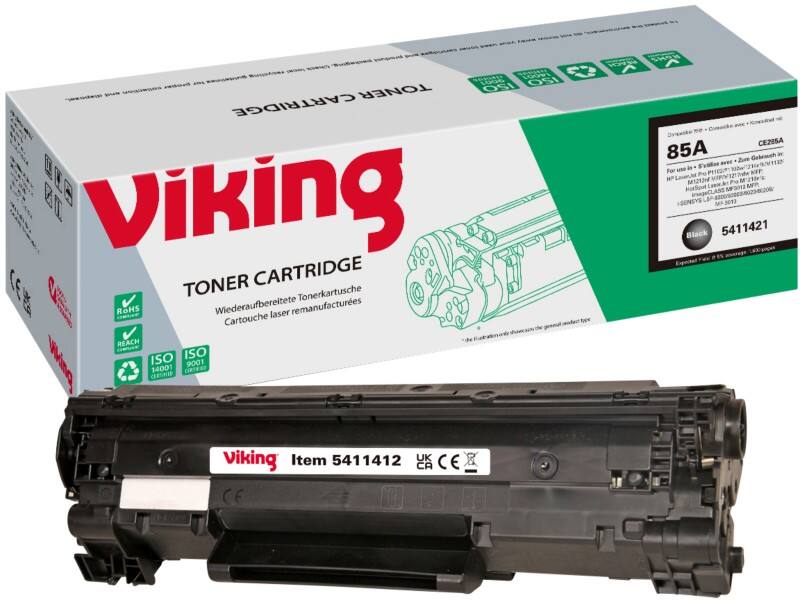 Toner Viking 85A compatible HP CE285A Noir