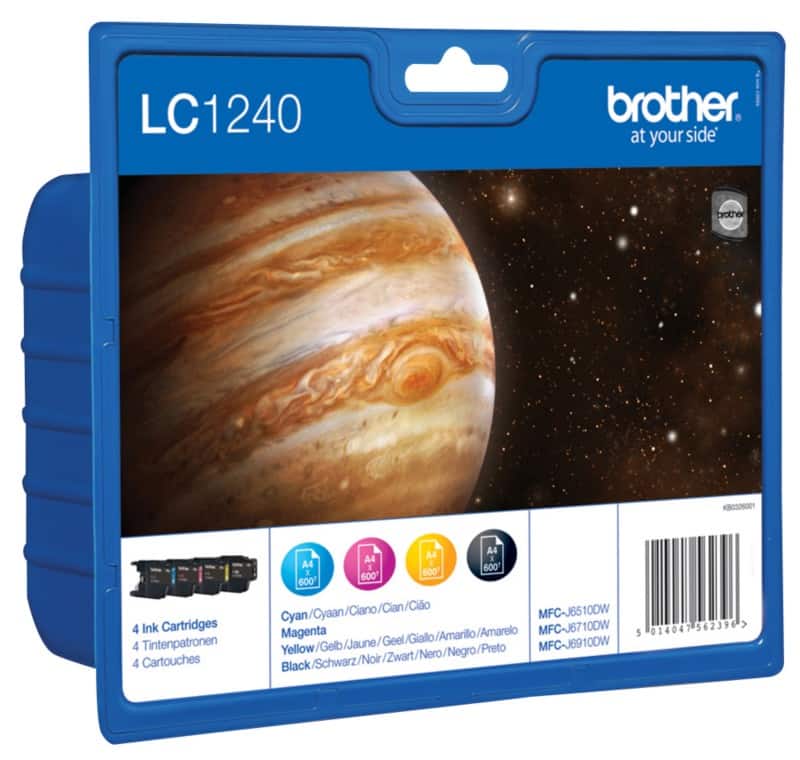Brother LC-1240VALBP Origineel Inktcartridge Zwart, cyaan, magenta, geel Multipack 4 Stuks