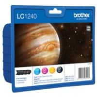 Brother LC-1240VALBP Origineel Inktcartridge Zwart, cyaan, magenta, geel Multipack 4 Stuks