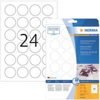 Étiquettes de sécurité HERMA 4234 Blanc Rondes 600 Étiquettes par paquet 4234