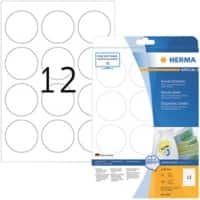 HERMA Etiketten 5067 Klevend A4 Wit 60 x 60 mm  25 Vellen à 12 Etiketten